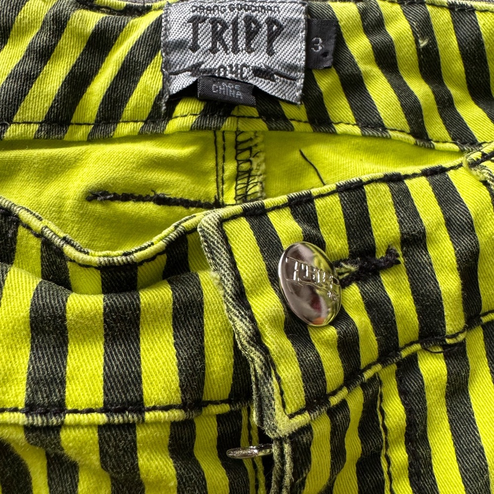 Tripp NYC Neon Striped Pants
